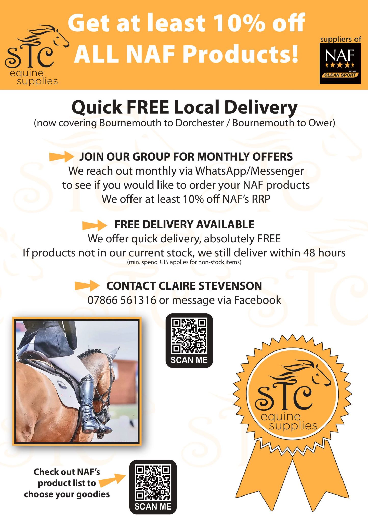 Image of Equine Supplies by NAF products supplied by STC Equine Supplies